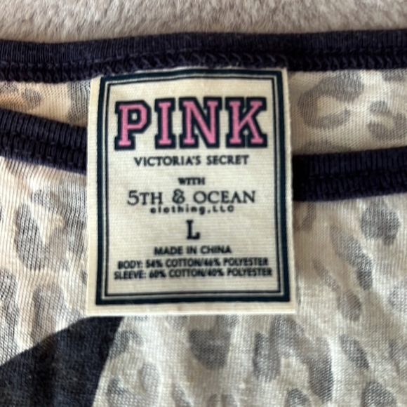Victoria Secret Pink New York Yankees Lounge/Pajama Set - Size Large - Picture 6 of 6